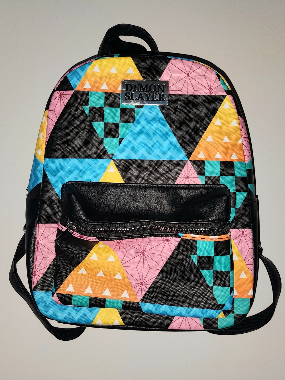 Demon Slayer: Kimetsu No Yaiba Patchwork Mini Backpack